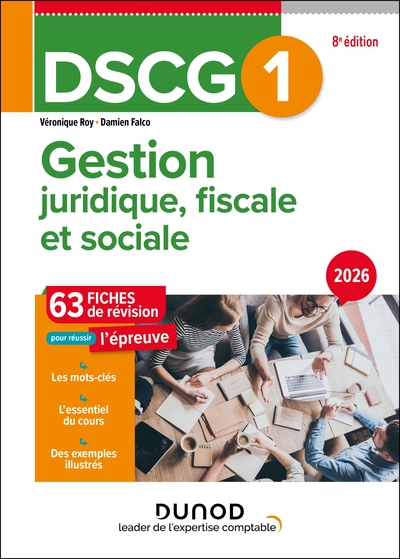 Picture of DSCG 1 Gestion juridique, fiscale et sociale - Fiches 2026