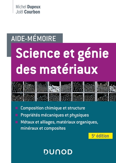 Image de Aide-mémoire - Science et génie des matériaux - 5e éd.