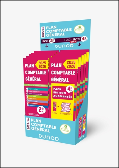 Picture of PLV pleine 20+2 gratuits Plan comptable général 2025/2026