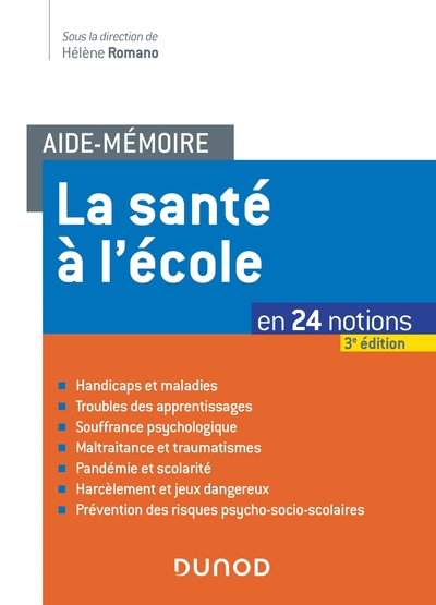 Picture of Aide-mémoire - La santé à l'école - 3e éd. - en 24 notions