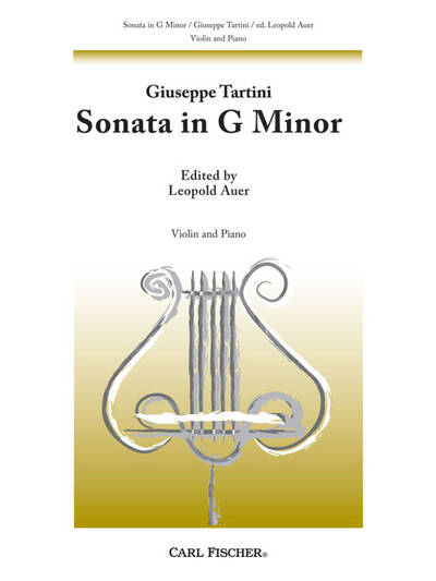 Picture of SONATA IN G MINOR VIOLON-LIVRE +PARTITION