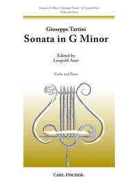 Picture of SONATA IN G MINOR VIOLON-LIVRE +PARTITION