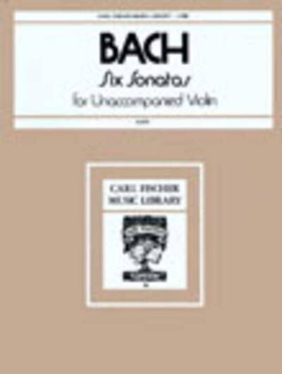 Picture of SIX SONATAS FOR UNACCOMPANIED VIOLIN VIOLON