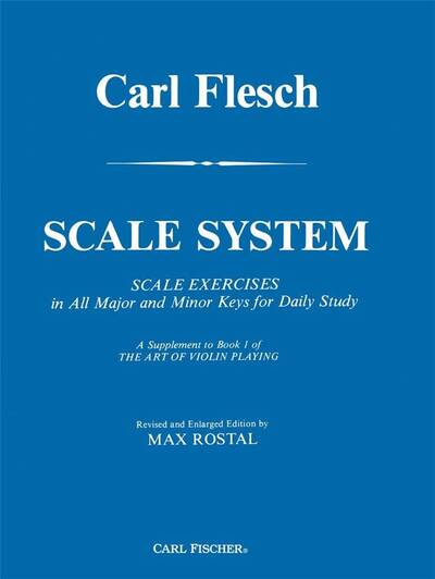 Picture of CARL FLESCH : SCALE SYSTEM - IN ALL MAJOR AND MINOR KEYS FOR DAILY STUDY