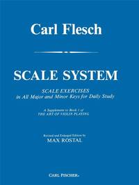 Picture of CARL FLESCH : SCALE SYSTEM - IN ALL MAJOR AND MINOR KEYS FOR DAILY STUDY
