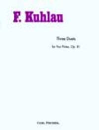 Picture of THREE DUETS FLUTE TRAVERSIERE-ENSEMBLE DE PARTITIONS