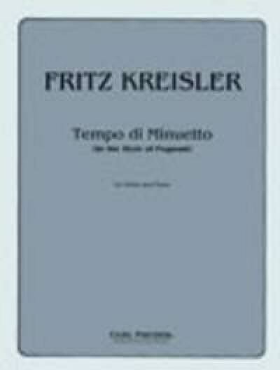 Picture of TEMPO DI MINUETTO VIOLON-LIVRE +PARTITION
