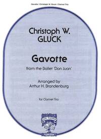 Picture of GAVOTTE, FROM THE BALLET 'DON JUAN' CLARINETTE-PARTITION+PARTIES SEPAREES