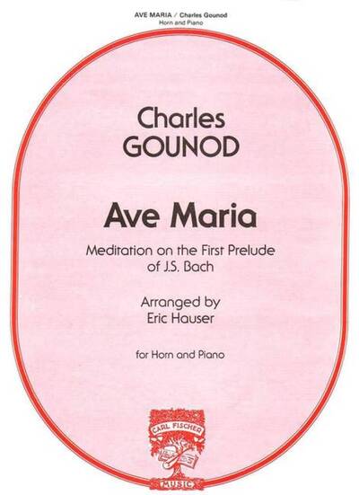 Picture of MEDITATION ON THE FIRST PRELUDE OF J.S. BACH COR-LIVRE +PARTITION