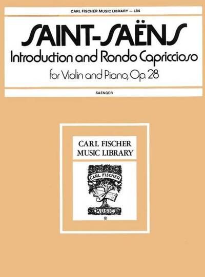 Picture of INTRODUCTION AND RONDO CAPRICCIOSO VIOLON-LIVRE +PARTITION