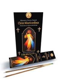 Image de Encens en Batonnets , boite de 12 étuis de 15 bâtons  Christ Miséricordieux