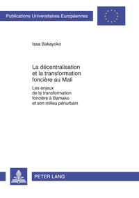Image de La décentralisation et la transformation foncière au Mali