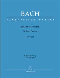 Picture of JOHANN SEBASTIAN BACH - ST JOHN PASSION BWV 245 -  SATB + PIANO