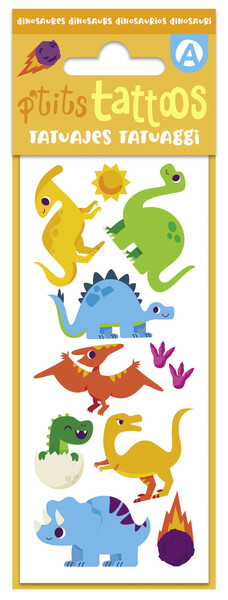 Image de Mes p'tits tattoos dinosaures