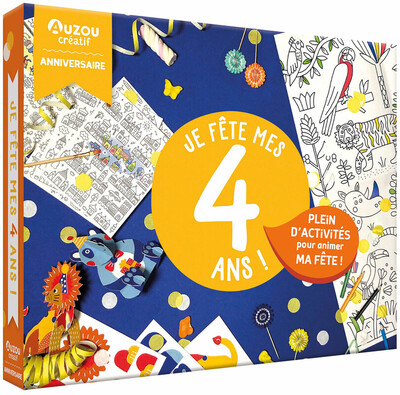 Image de Mon coffret d'artiste - Mon coffret d'anniversaire - Je fête mes 4 ans !