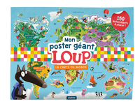 Picture of Mon poster géant Loup - La carte du monde