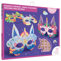 Image de Masques à décorer - Licornes