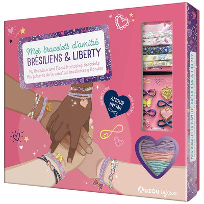 Picture of Mes bracelets d'amitié brésiliens et liberty - Amour infini