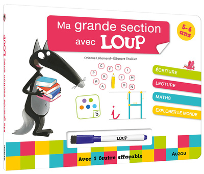 Picture of MA GRANDE SECTION AVEC LOUP - LIVRE-ARDOISE NED