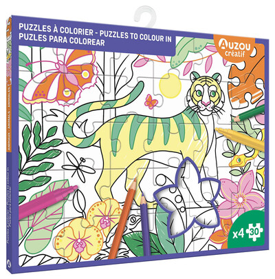 Picture of 4 puzzles à colorier