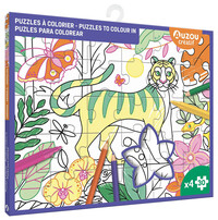 Picture of 4 puzzles à colorier