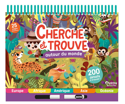 Picture of BLOC-NOTES CHERCHE ET TROUVE - AUTOUR DU MONDE