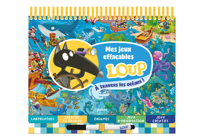 Picture of Mes jeux effaçables loup - À travers les océans !