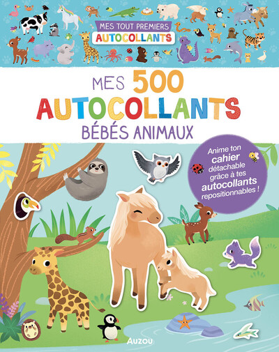 Picture of Mes 500 autocollants bébés animaux
