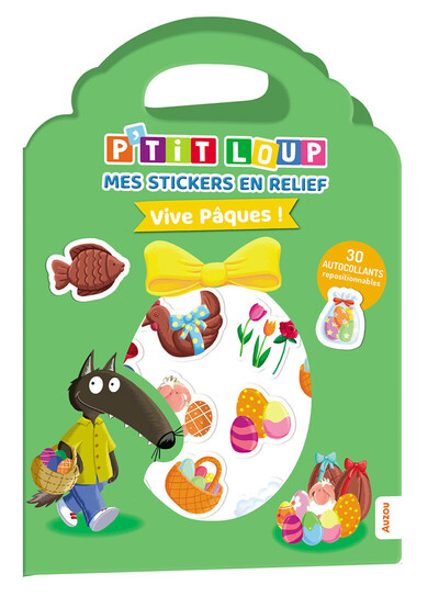 Picture of P'tit loup - mes stickers en relief - vive pâques