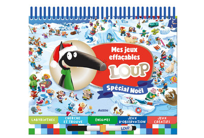 Picture of Mes jeux effaçables Loup - Spécial noël
