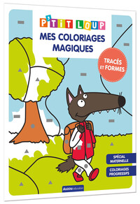 Picture of MES COLORIAGES MAGIQUES P'TIT LOUP - TRACES ET FORMES