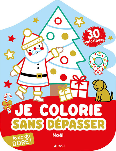 Picture of Je colorie sans dépasser - noël - avec du doré !