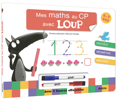 Picture of Mes maths au CP avec Loup - Livre-ardoise