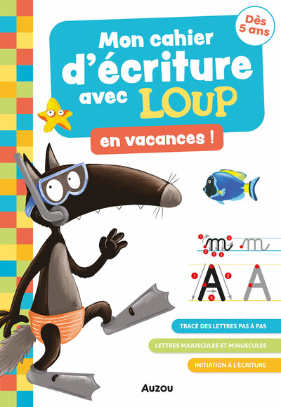 Picture of MON CAHIER D'ECRITURE AVEC LOUP EN VACANCES !
