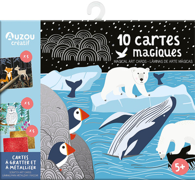 Image de 10 Cartes magiques - Cartes à gratter et à métalliser - Ma pochette d'artiste