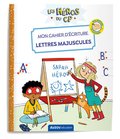 Image de LES HEROS DU CP - MON CAHIER D'ECRITURE - LETTRES MAJUSCULES
