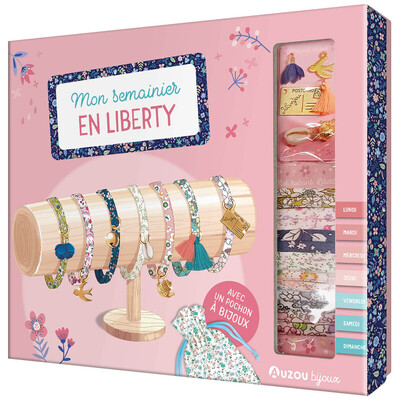 Image de MA BOITE A BIJOUX - MON SEMAINIER EN LIBERTY