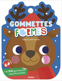 Image de Gommettes formes - Coucou petit renne