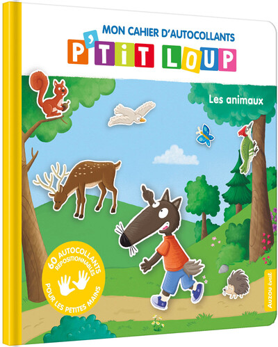 Image de MON CAHIER D'AUTOCOLLANTS P'TIT LOUP - LES ANIMAUX