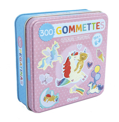Picture of Boîte de gommettes métal - Les licornes