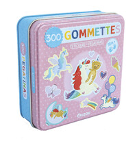 Picture of Boîte de gommettes métal - Les licornes