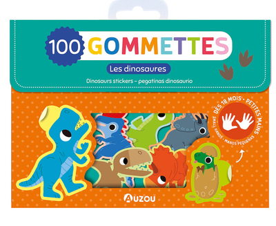 Image de 100 GOMMETTES - LES DINOSAURES