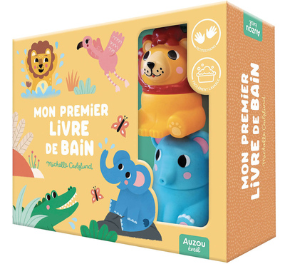 Picture of Mon premier livre de bain - Dans la savane - Un coffret avec 2 jouets déclipsables !