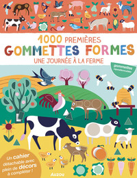 Image de 1000 premières gommettes formes - Une journée à la ferme