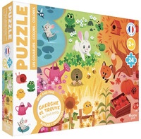 Image de Puzzle cherche et trouve des tout-petits - les couleurs