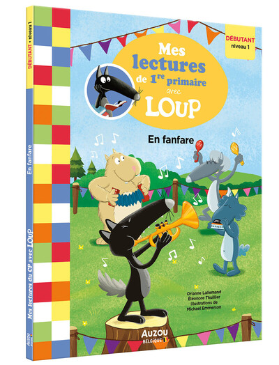 Image de Mes lectures de 1re primaire avec loup - en fanfare