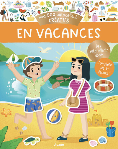 Image de Mes 500 autocollants créatifs - En vacances