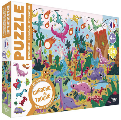 Picture of Puzzle cherche et trouve - les dinosaures