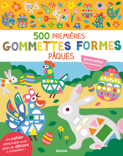 Image de 500 gommettes formes pâques