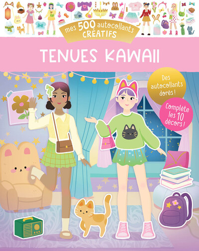 Image de Mes 500 autocollants créatifs - Tenues kawaii